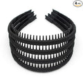 JOBAND black women's headbands fashion hair accessories tooth comb hairbands for women non slip hair hoops headband suitable for ladies and girls (Pack of 4)