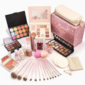 All in One Makeup Kit for Women & Beginners, Full Face Makeup Set with Eyeshadow Palette, Lip Gloss, Foundation & Brushes, Makeup Gift Set for Teens & Girls, Suitable for Different Skin Tones
