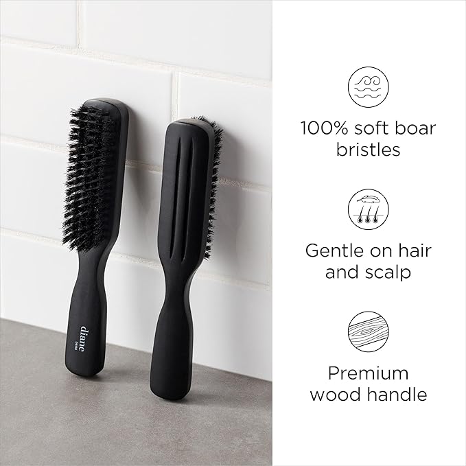 Diane 100% Soft Boar Bristle Styling Brush