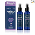 White Sage Smudge Spray for Spiritual Cleansing & Aura Protection, Sage & Lavender Smudging Spray - Cleansing Negative Energy & Protection, Moonwater Elixirs Aromatherapy Room Mist 2X 4oz