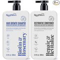 Hair Growth Shampoo and Conditioner Set - Rosemary & Biotin Shampoo and Conditioner for Hair Thickening - Botanical Boost for a Healthy Scalp, Hair Growth and Strengthen, 16.9 fl oz 2 Packs
