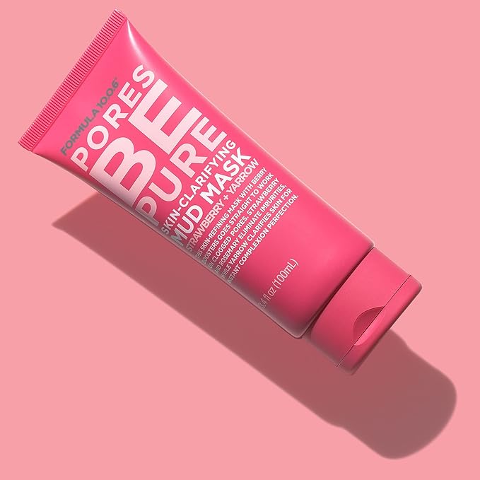 FORMULA 10.0.6 Pores Be Pure Skin-Clarifying Mud Mask for Pore Minimizing 3.4 fl oz (100ml)