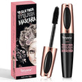 4D Silk Fiber Lash Mascara Waterproof, Luxuriously Longer, Thicker, Voluminous Eyelashes, Long-Lasting, Dramatic Extension, Smudge-proof, Hypoallergenic Formula