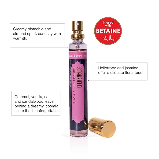 Esha Body & Hair Perfume Mist - Eau de Parfum for Women - Infused with Betaine - (STAR FIELD)