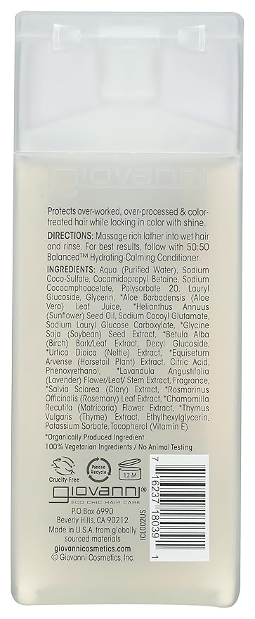 Giovanni 50/50 Balanced Shampoo, 2 Fluid Ounce