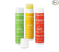 Citrus Lip Balm Collection, Vegan Set, Bees Wax Free, Coconut Oil Free, with Organic Jojoba and Avocado Oil, Vitamin E, Natural Moisturizer For Dry Cracked Lips, 3 Tube Set