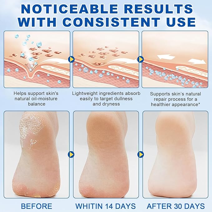 60% Urea with 2% Salicylic Acid Urea Foot Care Stick, Maximum Strength Callus Remover & Cracked Heel Repair Balm, Non-Greasy Foot Moisturizer for Dry Skin 1.41 Oz (1pcs)
