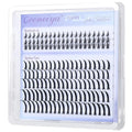 Geeneiya Spikes Lash Clusters and Bottom Lashes Wispy Eyelash Clusters D Cluster Eyelash Extensions Spike Individual Eyelashes (5-6-7mm, 11-13-15-17-19mm)
