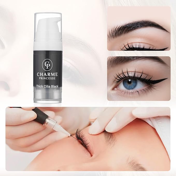 Charme Princesse Permanent Makeup Ink Microblading Ink Eyebrow Eyeliner Vegan Tattoo Ink 10ml Eyebrow Pigments Permanent Makeup Inks for Eyebrow Tattoo Plant Inks