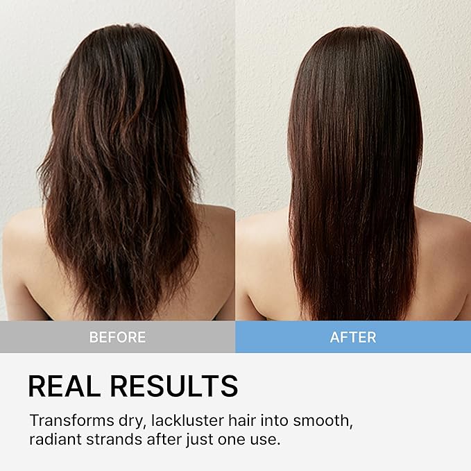 LADOR Keratin Power Glue Leave-In Conditioner Protein Hair Treatment Mask Heat Protectant Gloss Shine Snail Mucin Detangler Serum for Dry Damaged Curly Color Treated Bleached Hair 5.3 Oz Korean