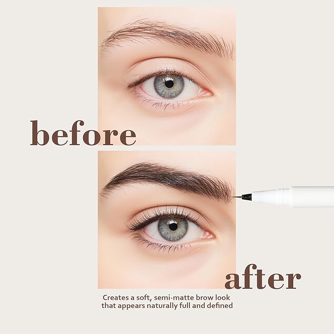 Eyebrow Pencil Dark Brown, Ultra Fine Eyebrow Pencils for Women, Microblading Eyebrow Pencil for Women, Smudge-Free, Hair Like Stroke, 24H Long Wear YES.EYE DO (Midnight Espresso-Dark Brown)