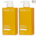 Medix 5.5 Radiant Glow Vitamin C Body Wash W/ Niacinamide | Citrus Scented Gentle Body & Face Cleanser For Women, Men, Dry Skin, & Smoother-Looking Skin | Removes Dirt, Oil, & Impurities, 2-Pack