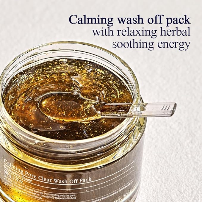 Pyunkang Yul PKY Calming Relief Gel Wash Off Pack 100g, Soothing & Refreshing Gel Mask for Sensitive Skin