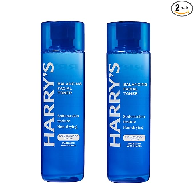 Harry's Freshening Hydrating Toner for Face, Skin Care Toner for Refreshed, Clean, Hydrated Skin, 8.35 Fl Oz, 2 Pack