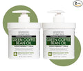 Advanced Clinicals Green Coffee Bean Thermo - Firming Body Lotion | Caffeine Infused Collagen Cream Moisturizer & Body Cream For Women, Stomach, Legs, & To Improve Look Of Textured Crepey Skin, 2pack