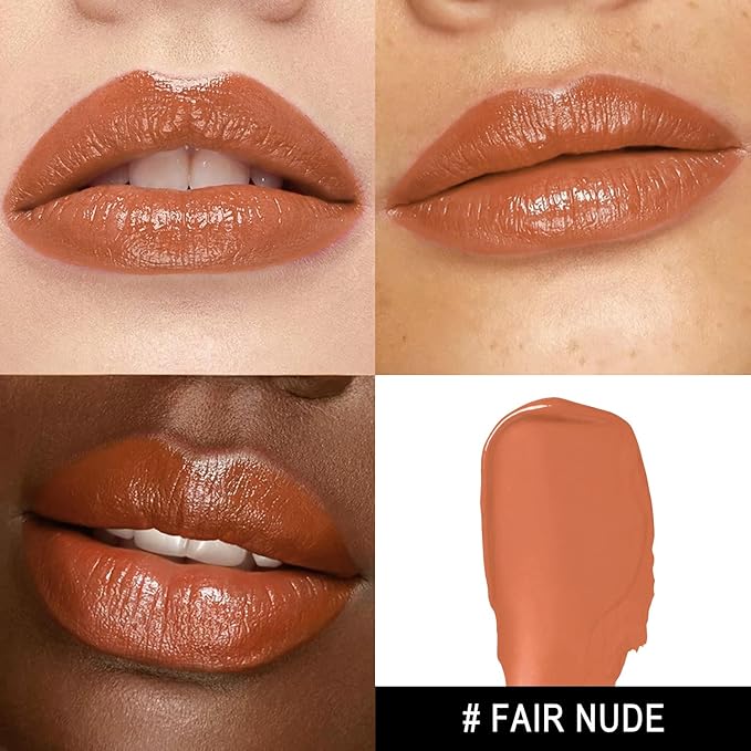 MAKI YIKA Moisture Nude Lipstick for Women Hydrate Tinted Lip Balm for Mother's Day Dry Cracked Lips Sheer Lipstick Lip Tinted Glossy Finish,MA064 Fair Nude