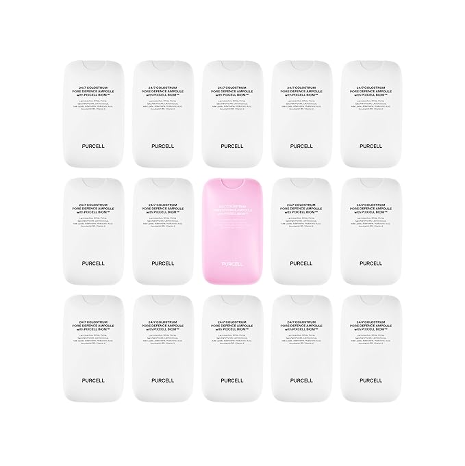 PURCELL 24/7 Colostrum Facial Serum Spray(Pink) - Ampoule Mist for Glass skin with Long Hydration, Poreless Smooth Skin, Before & After Makeup, Hyaluronic Acid, For All Skin types, 1.85 fl oz