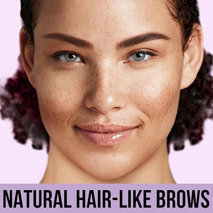 Microblading Eyebrow Pen - Eyebrow Pencil Magical 2-in-1 Dual-Ended Waterproof Eye Brow Pencils for Women with 4-Fork-Tip & Precise Brush-Tip for Natural Hair Like Strokes, Last All-Day, Black Brown