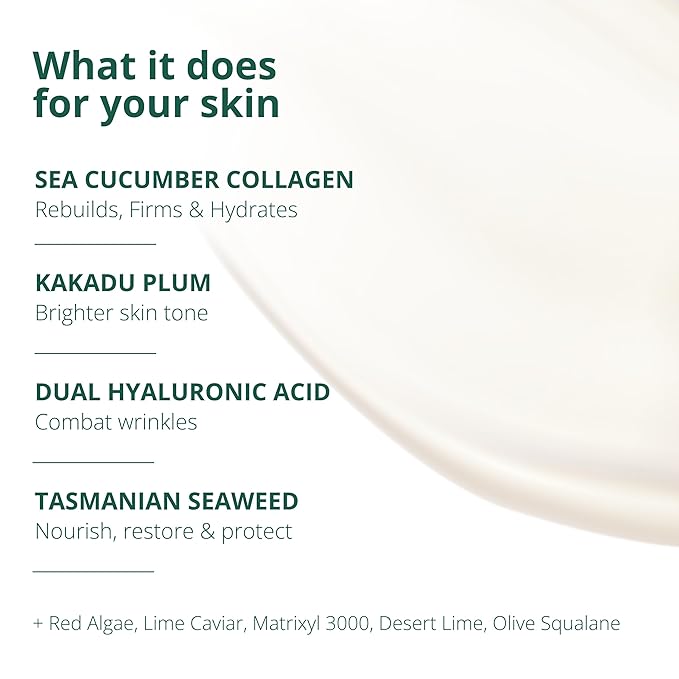 Shoal Sea Cucumber Collagen Serum for Face, Firming & Hydrating Anti Aging Serum with Peptides & Hyaluronic Acid for Fine Lines, Wrinkles & Radiant Skin (30ml / 1 fl. oz)