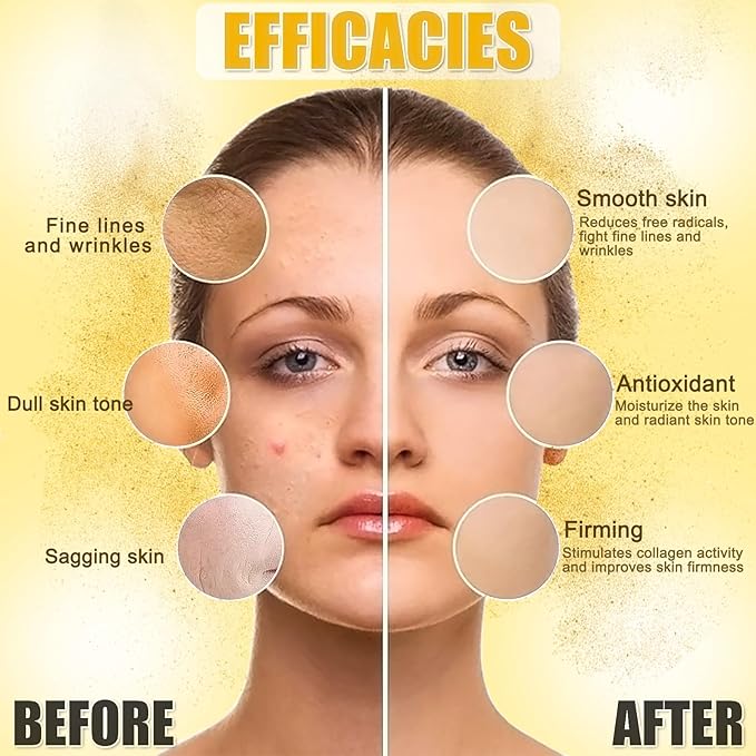 YMEYFAN Jelly Mask Powder for Facial Professional - 24K Gold Anti-Aging & Firming Jelly Mask, Hydrating Jelly Face Mask Skin Care, Gel Peel Off Mask for Spa Salon Vajacial Mask 17.6Fl Oz