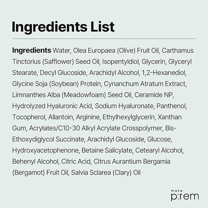 MAKE P:REM Safe Me. Relief Moisture Cleansing Milk, Hydrating Gentle Face Wash for Sensitive Skin with Soy Protein, Korean Milky Cleanser, Korean Skin Care, 3.38 fl.oz (100ml, Refill Pouch)