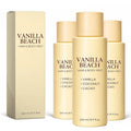 Vanilla Beach Hair and Body Mist - Vanilla Coconut Scented Personal Care Spray, Lightweight Daily Refresh Mist for Hair and Skin - 8.11 fl oz (3pcs)