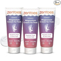 ZenToes Magnesium Cream with Arnica | Relaxation Support & Moisturizing Foot Cream for Legs & Calves | Magnesium Lotion for Feet & Sleep Support | Relaxing Nighttime Foot Balm | 4.2oz, Pack of 3