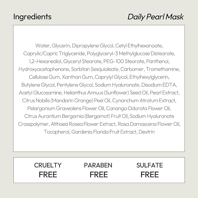 LAPCOS Pearl Sheet Mask - Revitalizing & Refining Face Masks with Rice Ferment - Refines Uneven Texture & Dark Spots - Highly Breathable Eucalyptus-derived Tencel Sheet - Korean Skin Care (Pack of 10)