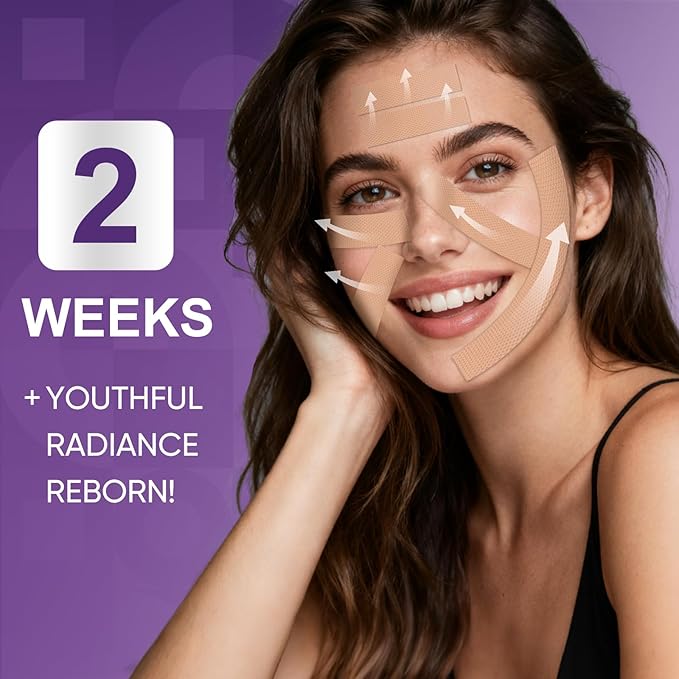 TEAWOO Anti Wrinkle Silicone Scar Tape for Face, Wrinkle Patches for Face & Forehead, Face Tape for Wrinkle Overnight, 2 Rolls (1.2" x 59" Per Roll)