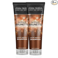 John Frieda Brilliant Brunette, Color Boosting Shampoo, Enhances and Protects Multi-Dimensional Tones, With Sweet Almond Oil to Rehydrate and Replenish Dry Hair, 8.45 Oz