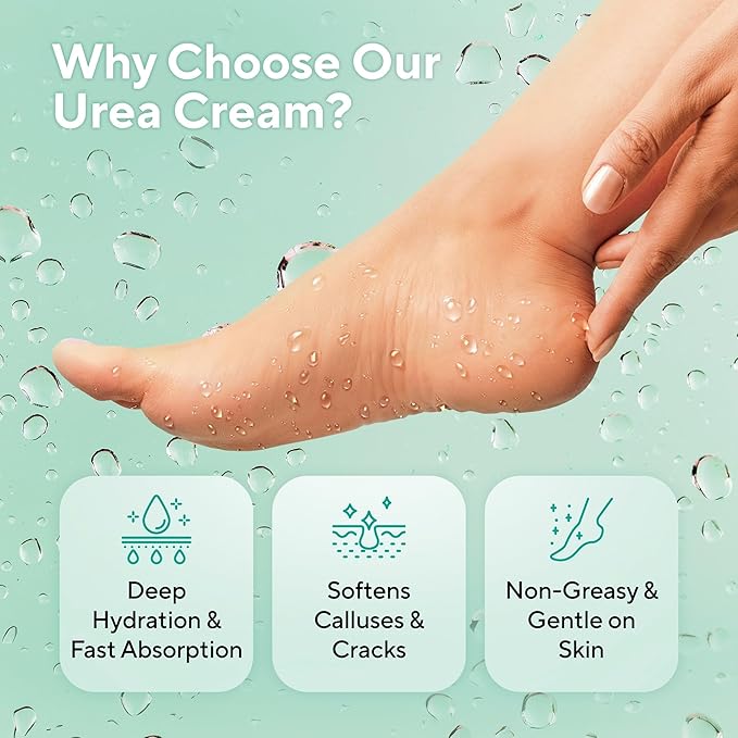 Peeling Foot Mask that Remove Dead Skin and 40% Urea Cream with Maximum Strength Moisturizing