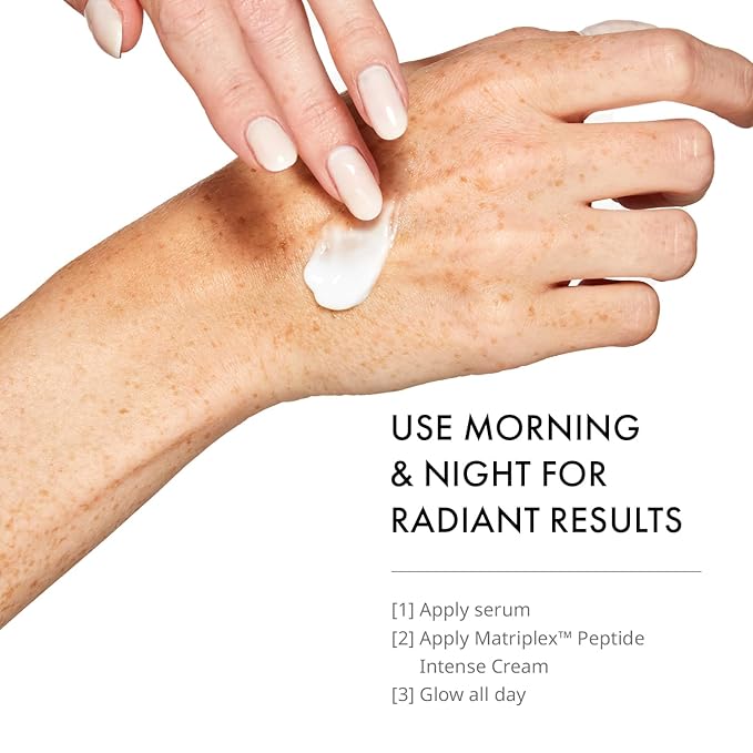 depology Matriplex™ Peptide Intense Cream | Infused with Matrixyl® 3000 | Matrixyl® | Synthe’6® | and Matrixyl® Morphomics® | Hydrating Facial Moisturizer | Improves Apearance of Fine Lines