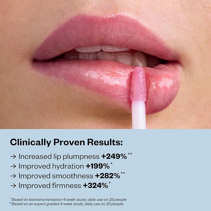 Kosas Wet Lip Oil Gloss – Plumping Peptide Lip Treatment Gloss in Sheer Pinkish Lavender, Hydrating with Hyaluronic Acid, Peptides & Plant Oils, Non-Sticky, Vegan, Clean Beauty (Grapesicle) 0.15 oz