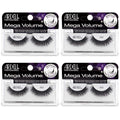 Ardell Mega Volume Lash 252 Multi-Layered False Lashes with Curl Technology, 4 Pairs