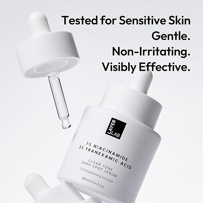LAYERLAB Niacinamide 7% & Tranexamic Acid 3% Dark Spot Appearance Serum | 13% Radiance Complex Visibly Evens Skin Tone Look | Hydrating K-Beauty Skincare 0.94 fl.oz