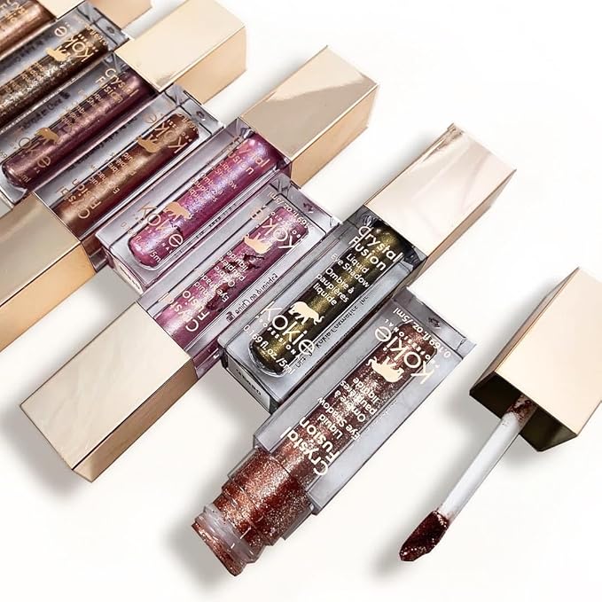 Kokie Cosmetics Liquid Eyelid Color, Celeste, Long Wear, High Shine, Dries Down Completely