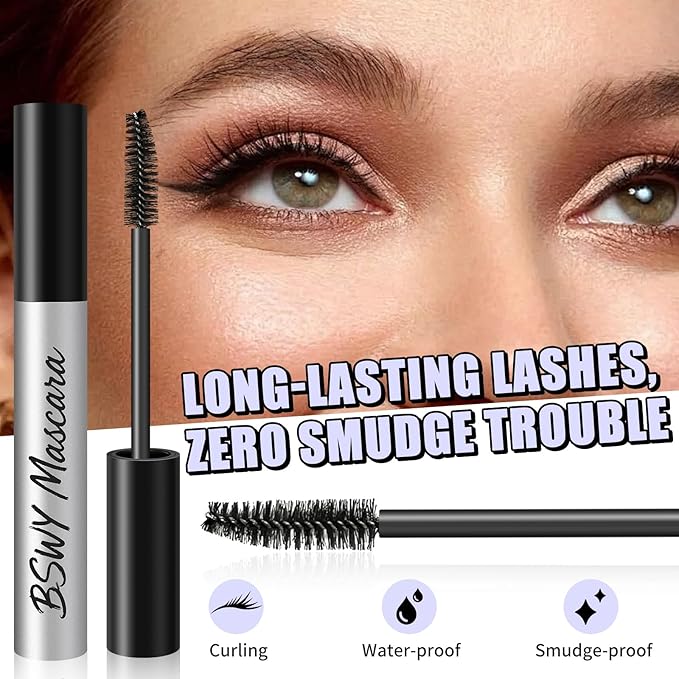 Telescopic Tubing Mascara for Women 60 Plus - Sky High Lift, Waterproof, Nourishing Essence, Gentle Lash Definition