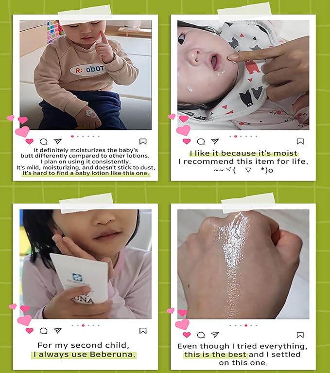 BEBELUNA | Mild Lotion for Sensitive Skin | Lightweight Daily Moisturizer for Face & Body | 98% Naturally Derived | Made in Korea | 7.05 oz (200g)