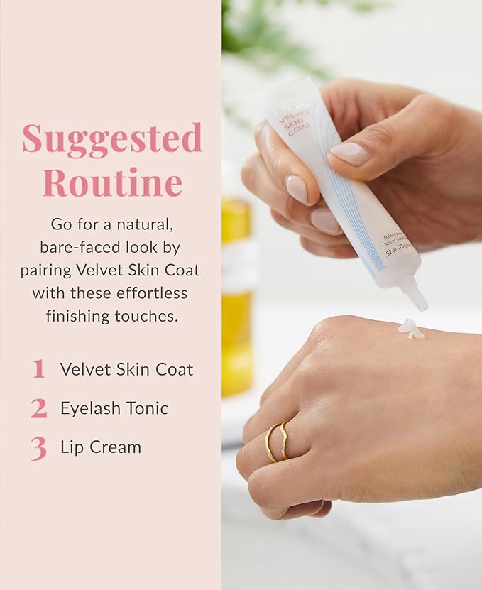 DHC Velvet Skin Coat, Mattifying Makeup Primer, Powder-Gel Formula, Minimizes Look of Pores, Fine Lines, and Imperfections, All Skin Types, Fragrance and Colorant Free, 0.52 oz. Net wt