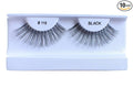 10 Pairs 100% Human Hair False Eyelashes Natural Black #118