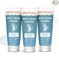 ZenToes Urea Cream 40 Percent for Feet | Foot Lotion for Dry Cracked Heels and Feet | Intense Dry Feet Softening and Hydration for Skin | Heel Balm and Moisturizing Care | 5oz, Pack of 3
