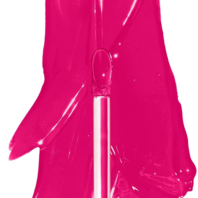 Revlon Ultra HD Vinyl Lip Polish, Liquid Lipstick, Rule The World, Hot Pink Gloss , 0.2 Fluid Ounce