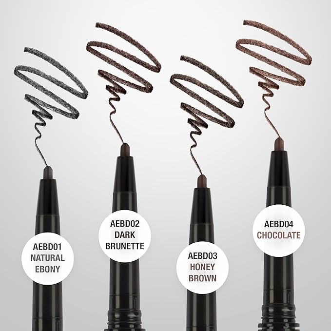 Absolute New York 2-in-1 Brow Perfecter, Dual-Ended Eyebrow Tool, Pencil and Pomade (AEBD03 Honey Brown)