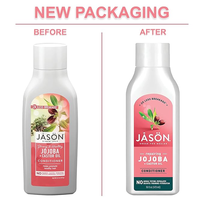 Jason Conditioner, Long & Strong Jojoba, 16 Oz