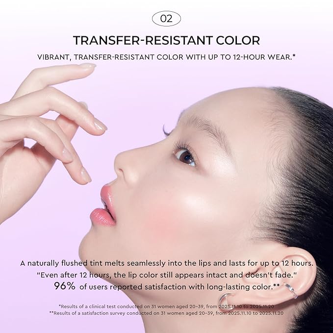 HERA Sensual Tinted Shine Lip Serum #136 COLDBERRY | Weightless Sleek Shine, Transfer-Resistant Color, 12-Hour Soft Lip Stain Oil, Double Hydration wih Hyaluronic Acid, High-Gloss Finish, 0.30 oz.