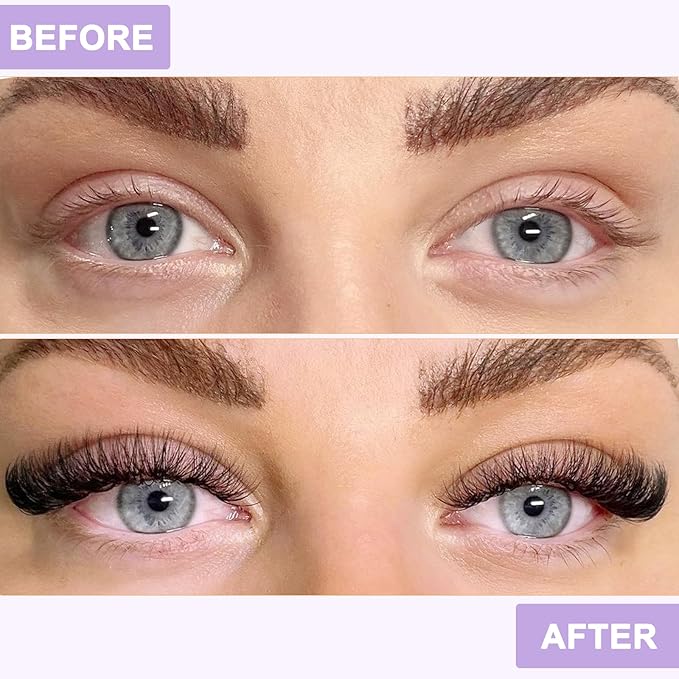 B&Q Lash Clusters 280PCS Natural Eyelash Clusters 40D D 10mm Individual Lash Wispy Eyelash Extension with Soft Thin Band Classic Look Pestañas Postizas Comfortable DIY at Home(40D-D-10mm)