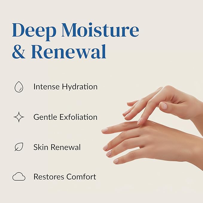 Epielle Intensive Repairing Hand Mask 6 Pairs, Soften with Coconut Oil & Milk Extract, Deep Moisturizing Gloves for Dry, Rough Skin, Self Care Gifts for Women, Spa Kit, Mothers Day Gifts