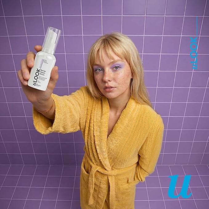 uLOOK Barrier Repair Serum 30 mL / 1.01 fl oz – Ectoin, Ceramide NP & Hyaluronic Acid Complex – Moisture Support & Skin Barrier Care – Flora Friendly