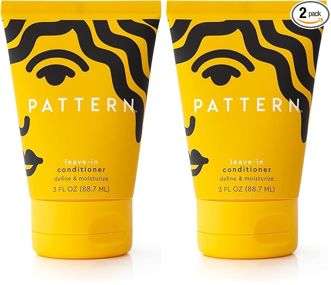 PATTERN Beauty by Tracee Ellis Ross Leave-In Conditioner 3 fl oz - Rich Moisture for Curly, Coily and Tight-Textured Hair, 3a to 4c, Travel-Size (Pack of 2)