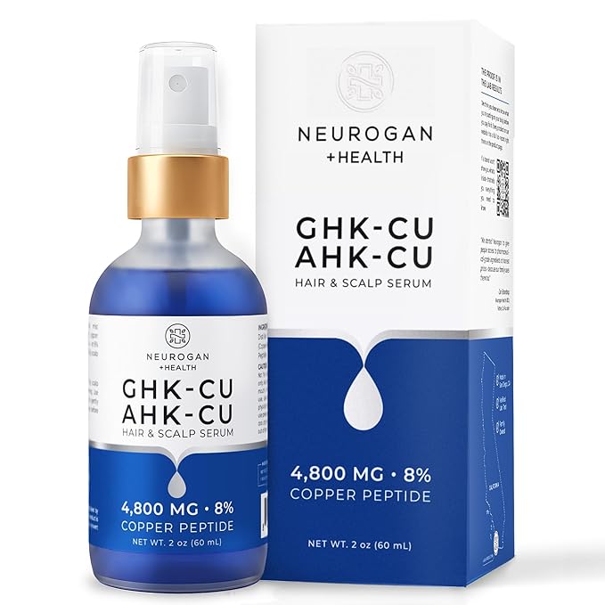 Neurogan GHK-Cu + AHK-Cu Hair Serum Pro - Lightweight Scalp Serum with Dual Copper Peptides - Daily Hair & Scalp Use, Cosmetic Product